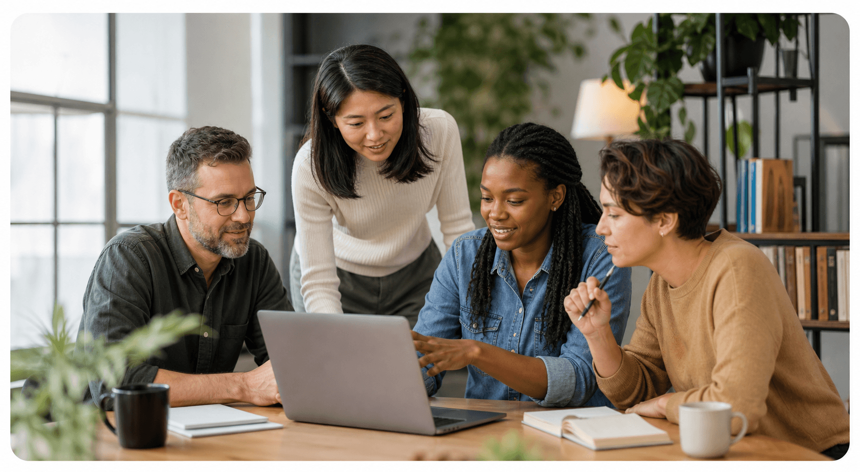 Digital team reviewing accessibility changes before a release.